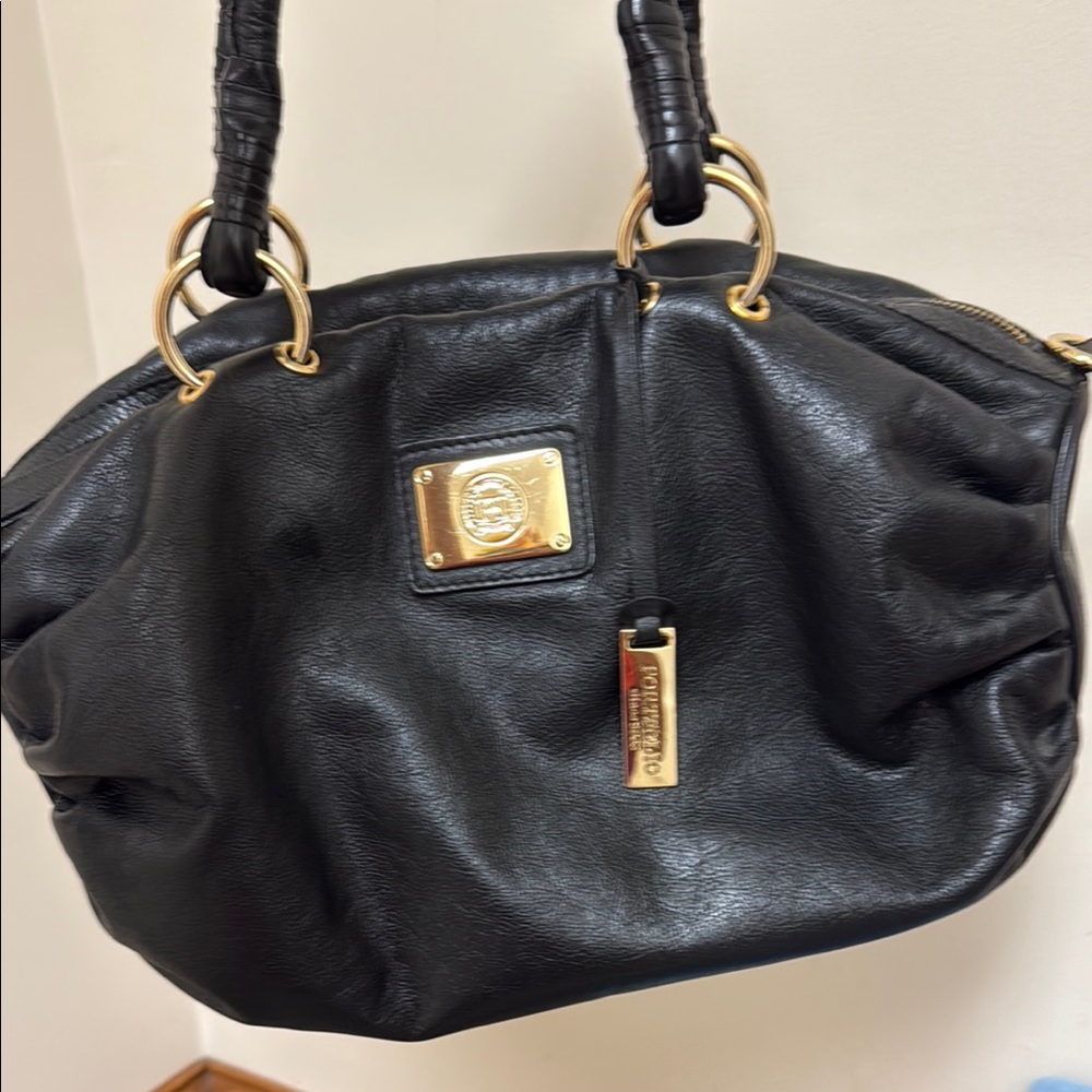 Black Leather Handbag